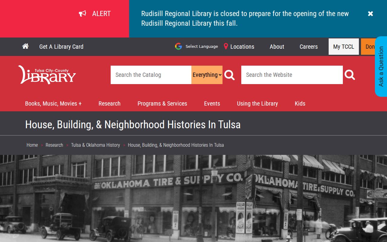 Tulsa city directory house and neighborhood history guide