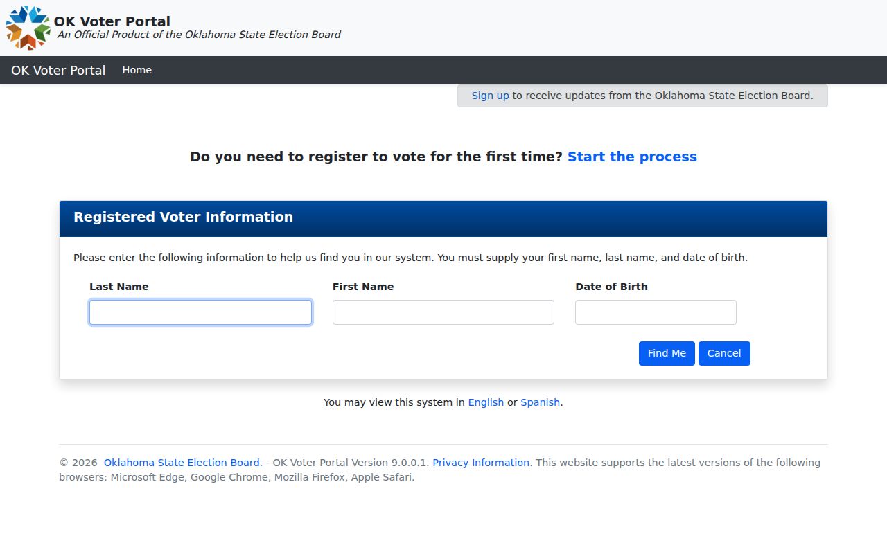 Tulsa residents directory Oklahoma voter verification portal